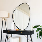Jobu Home Pebble Mirror with Unique Organic Shape for Stylish Home Decor