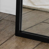 Jobu Home Rectangular Mirror with a sleek black frame, perfect for modern home decor