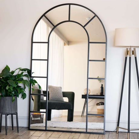 Jobu Home Window Mirror with an elegant arch design for stylish home decor