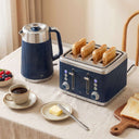 Wise Galleria Kettle and Toaster Set in blue with a stylish design for modern kitchens