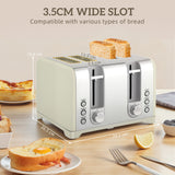 Wise Galleria Kettle and Toaster Set with 3.5cm wide slot for various types of bread and adjustable settings