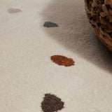 Soft Kids Rug with Colourful Dots Perfect for Playrooms and Bedrooms