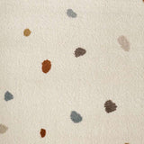 Whimsical Kids Rug with Colourful Dots on a Soft Cream Background for Playful Rooms