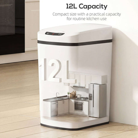 Wise Galleria 12L Kitchen Bin with compact design for efficient kitchen storage and waste management