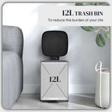 12L Kitchen Bin with a sleek design, perfect for reducing kitchen waste efficiently