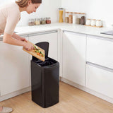 Wise Galleria Kitchen Bin with lid, perfect for easy waste disposal in the kitchen
