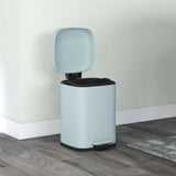 Stylish light blue Kitchen Bin with a pedal opening, perfect for modern kitchens and dining areas