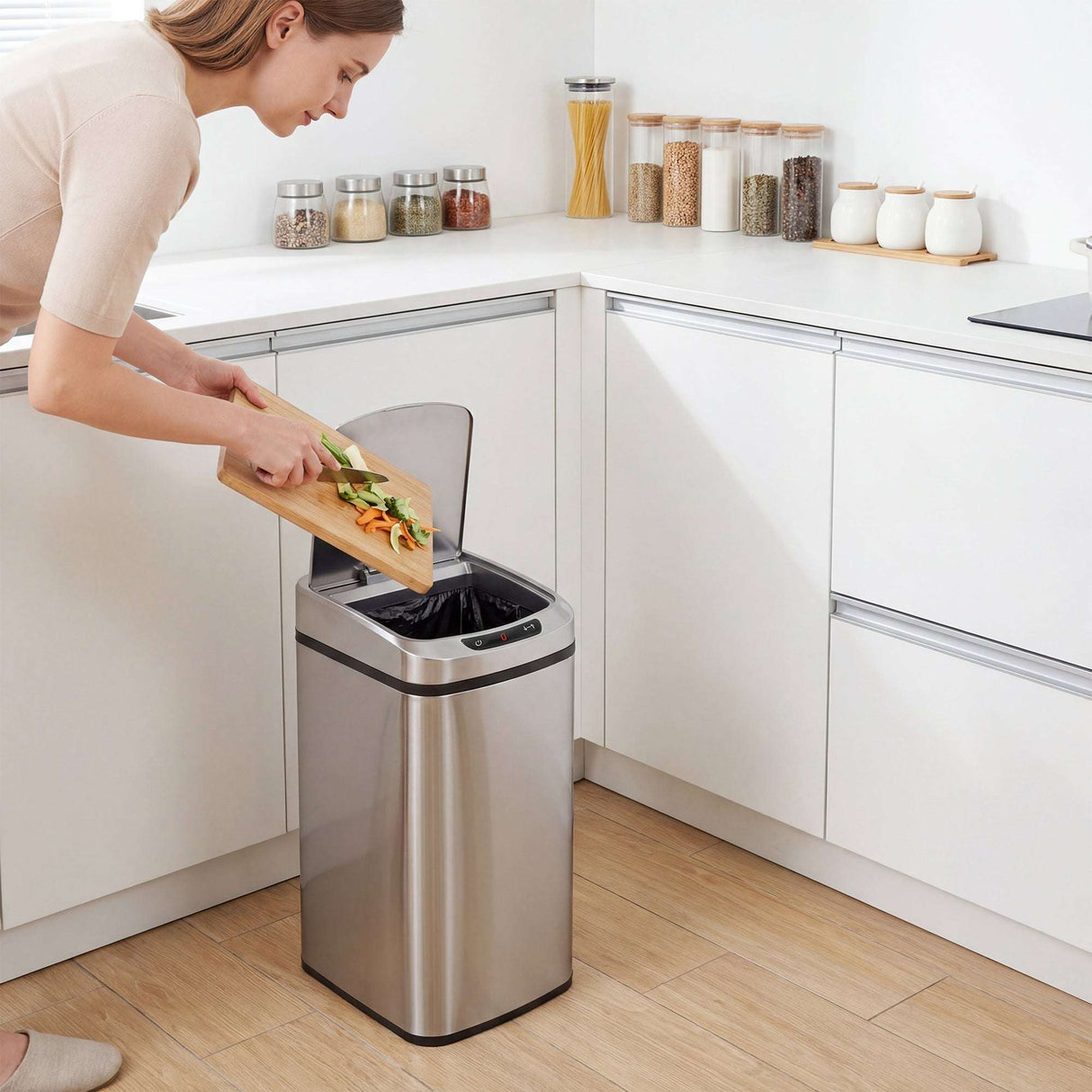 Wise Galleria Kitchen Bin with a sleek design, ideal for food waste and kitchen storage solutions