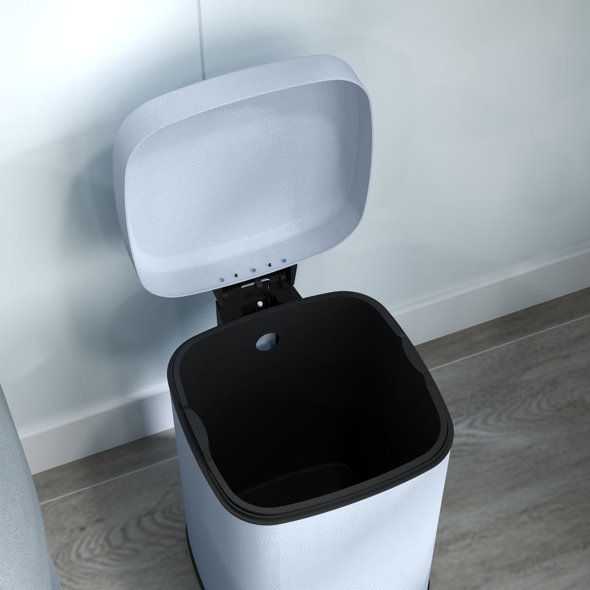 Wise Galleria Kitchen Bin with a Lid and Compact Design for Efficient Waste Storage
