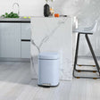 Stylish blue Kitchen Bin with pedal for easy waste disposal in modern kitchen setting