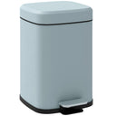 Wise Galleria Stylish Light Blue Kitchen Bin with Foot Pedal for Hands-Free Operation
