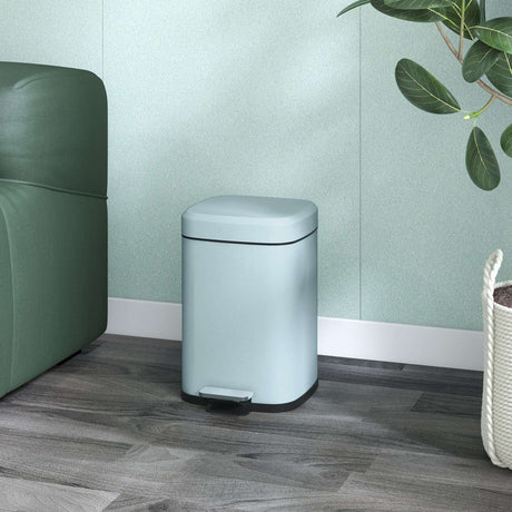 Stylish Wise Galleria Kitchen Bin in light blue, perfect for modern kitchen and dining spaces