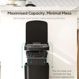 Wise Galleria Kitchen Bin with a removable inner bucket for easy cleaning and a tidy design