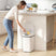 Wise Galleria Kitchen Bin with a Lid for Convenient Waste Disposal in Modern Kitchens