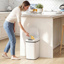 Wise Galleria Kitchen Bin with a Lid for Convenient Waste Disposal in Modern Kitchens