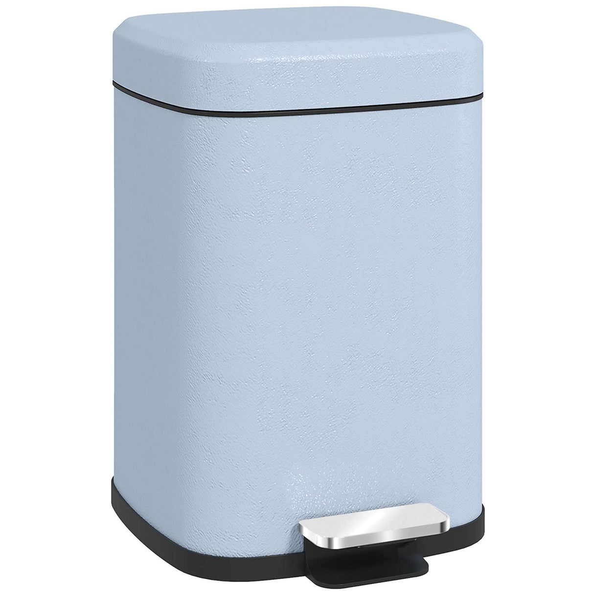 Wise Galleria blue kitchen bin with a foot pedal for hands-free opening and a sleek design