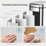 Wise Galleria Kitchen Bin with stainless steel housing, anti-fingerprint, and easy to clean features