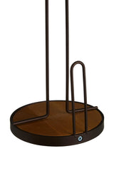 Orsina Kitchen Roll Holder in a stylish design with a wooden base and metal frame