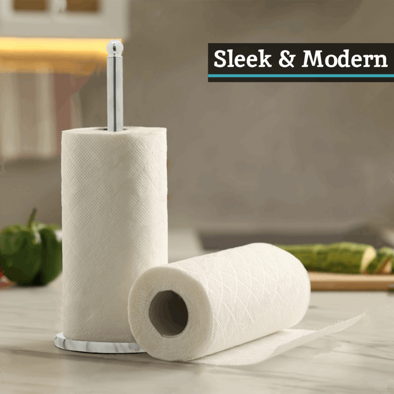 Orsina Kitchen Roll Holder with sleek design and modern base for convenient kitchen use