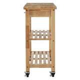 Orsina Kitchen Trolley with two shelves and wheels for easy mobility in the kitchen
