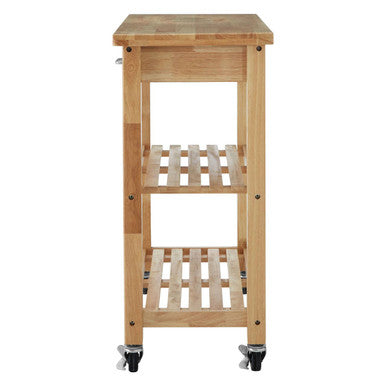 Orsina Kitchen Trolley with two shelves and wheels for easy mobility in the kitchen
