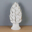 Shades 4 Seasons Chianti Artichoke Glazed Ceramic Ornament WHITE CERAMIC Shades 4 Seasons