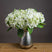 Shades 4 Seasons Lace Cap Hydrangea Artificial Stem WHITE PLASTIC Shades 4 Seasons