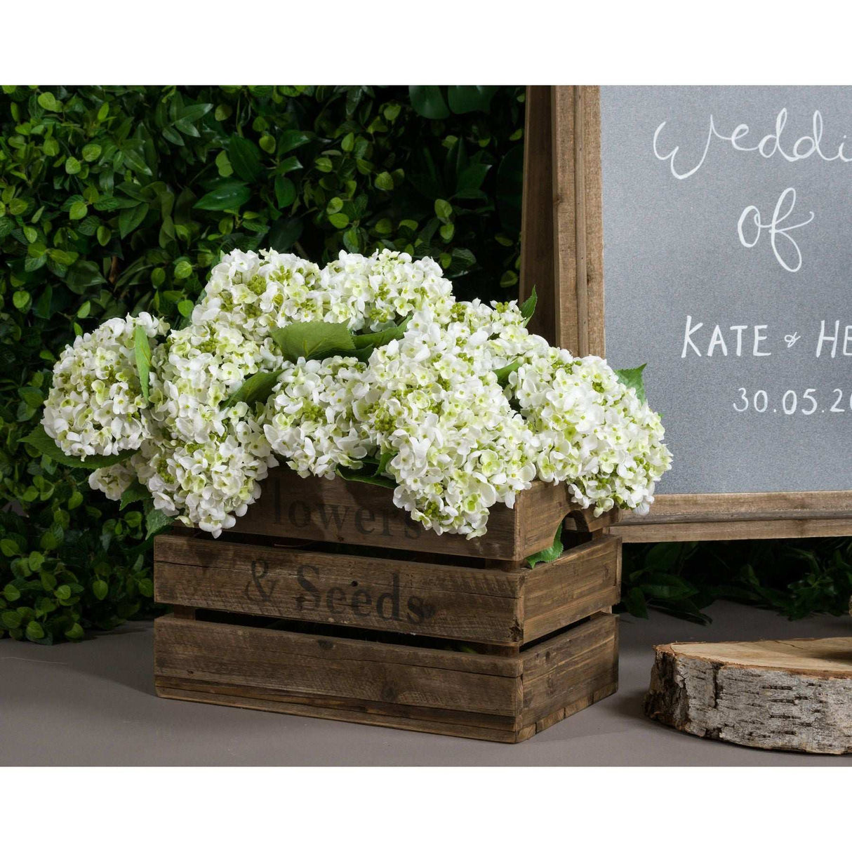 Shades 4 Seasons Lace Cap Hydrangea Artificial Stem Shades 4 Seasons