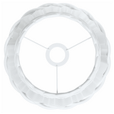 vidaXL White Lamp Shade with a Decorative Circular Design for Elegant Lighting