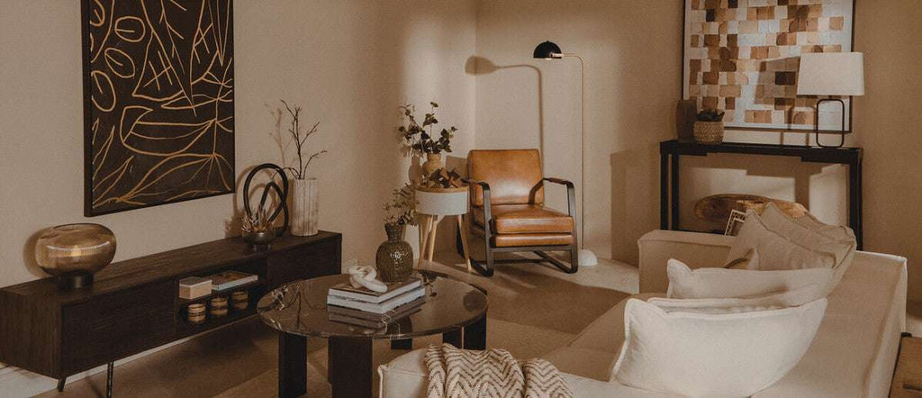 Palermo Round Black Marble Top Large Coffee Table Orsina