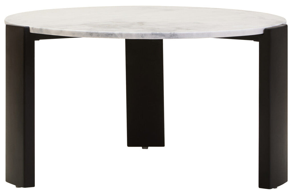 Palermo Round White Marble Top Large Coffee Table Orsina