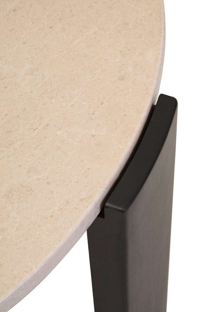 Palermo Round Cream Marble Top Large Coffee Table Orsina