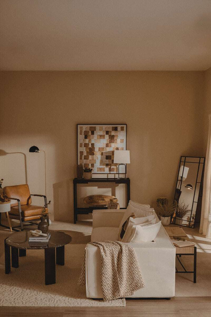 Palermo Round Black Marble Top Large Coffee Table Orsina