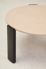 Palermo Round Cream Marble Top Large Coffee Table Orsina