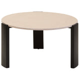 Palermo Round Cream Marble Top Large Coffee Table Orsina