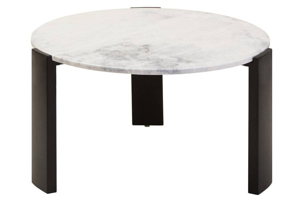 Palermo Round White Marble Top Large Coffee Table Orsina