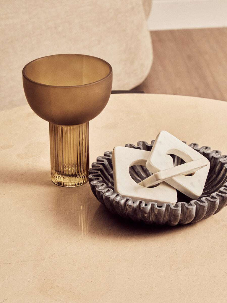 Palermo Round Cream Marble Top Large Coffee Table Orsina