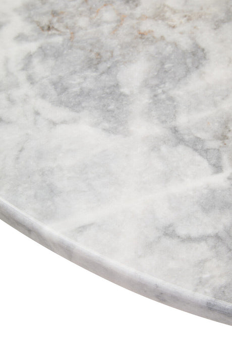 Palermo Round White Marble Top Large Coffee Table Orsina