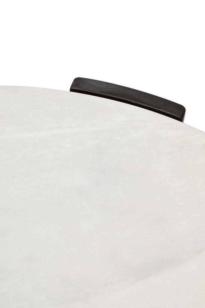 Palermo Round White Marble Top Large Coffee Table Orsina