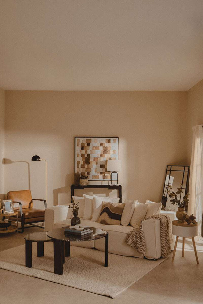 Palermo Round Black Marble Top Large Coffee Table Orsina