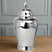 Shades 4 Seasons Large Ginger Jar Silver Ornament SILVER CERAMIC Shades 4 Seasons