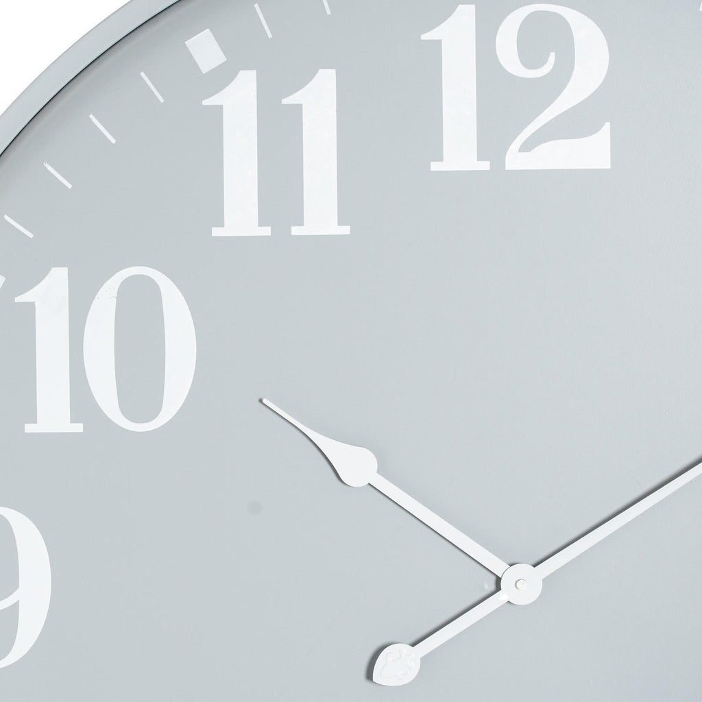 Shades 4 Seasons Large Wall Clock - Stylish Grey Design Shades 4 Seasons