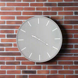 Shades 4 Seasons Large Wall Clock with Minimalist Design GREY METAL Shades 4 Seasons