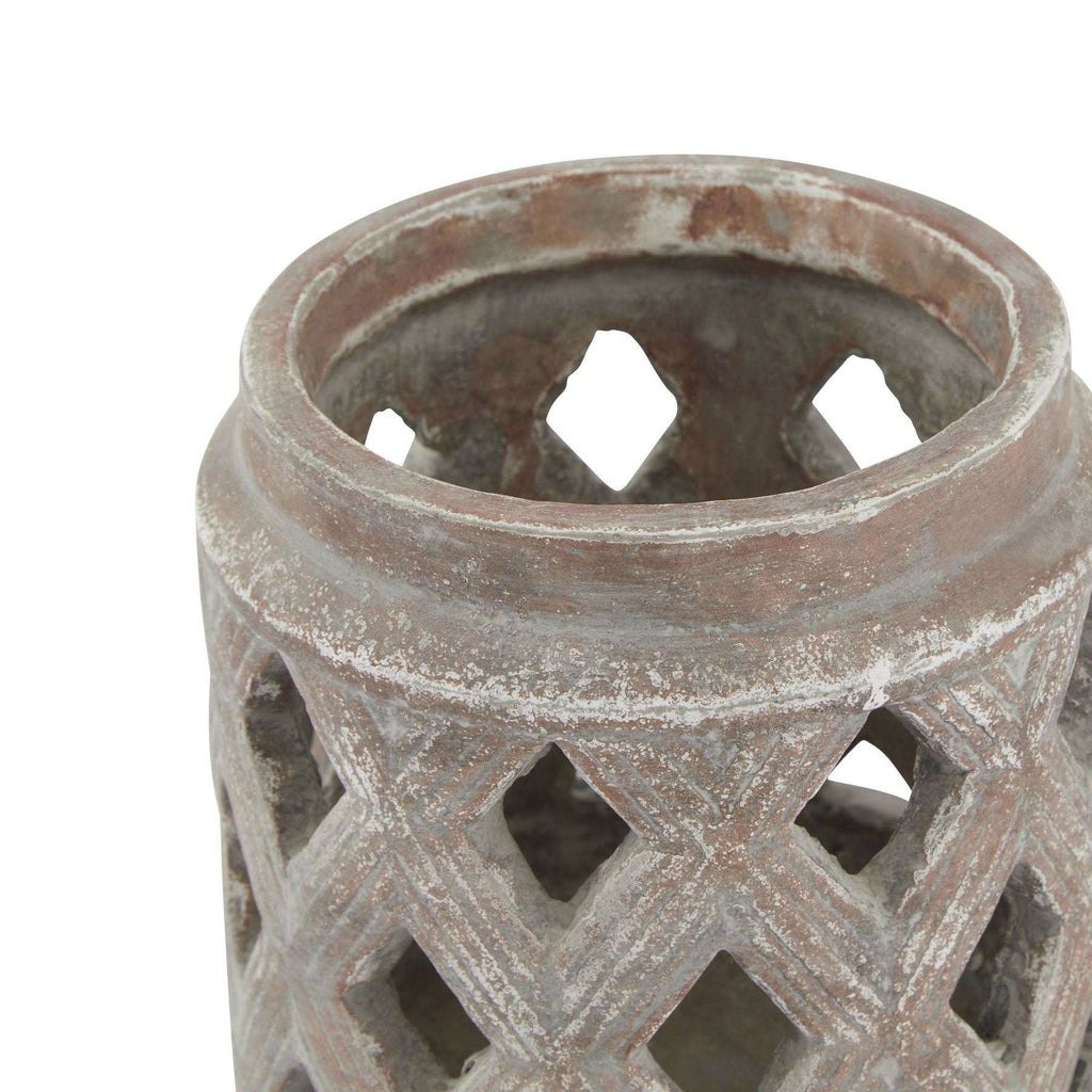 Shades 4 Seasons Siena Brown Lattice Lantern Shades 4 Seasons