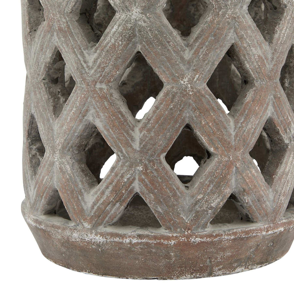Shades 4 Seasons Siena Brown Large Lattice Lantern Shades 4 Seasons