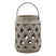 Shades 4 Seasons Siena Brown Large Lattice Lantern BROWN CERAMIC Shades 4 Seasons
