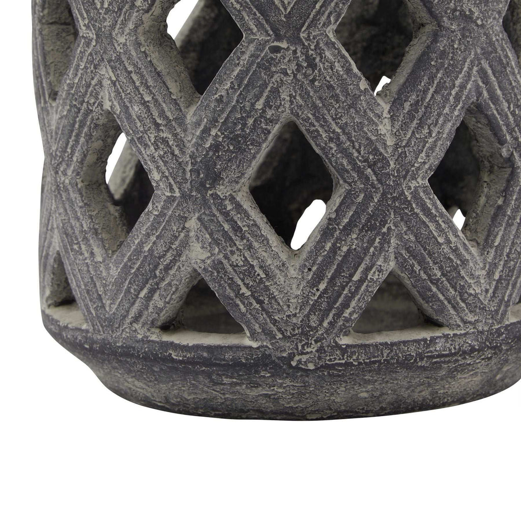 Shades 4 Seasons Amalfi Grey Lattice Lantern Shades 4 Seasons