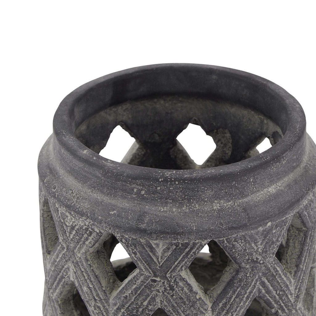Shades 4 Seasons Amalfi Grey Lattice Lantern Shades 4 Seasons
