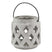 Shades 4 Seasons Athena Stone Lattice Lantern WHITE CERAMIC Shades 4 Seasons
