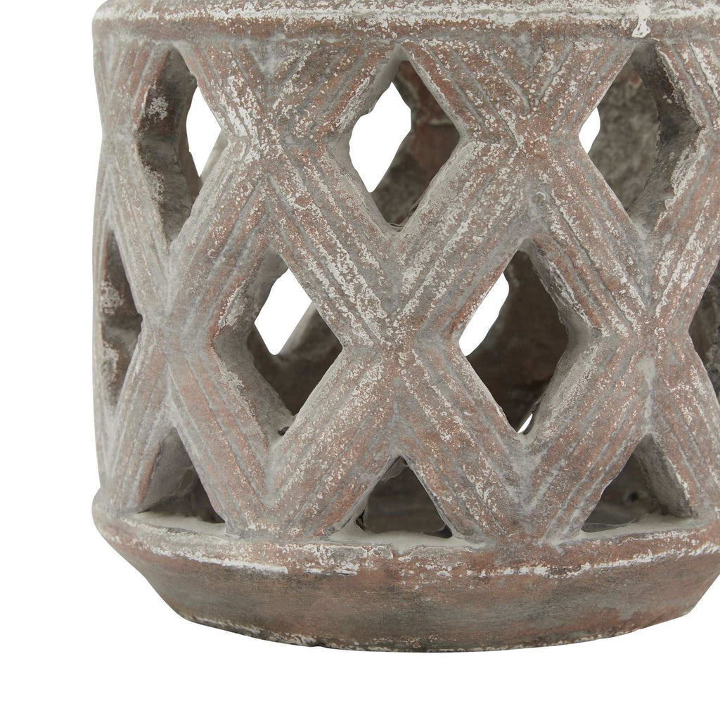 Shades 4 Seasons Siena Brown Lattice Lantern Shades 4 Seasons